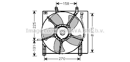 AVA QUALITY COOLING Ventilaator,mootorijahutus HD7534